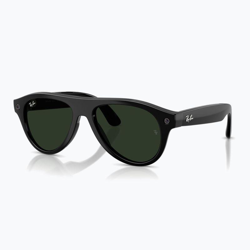 Очила с камера Ray-Ban Meta Aviator shiny black/trs g. green 8