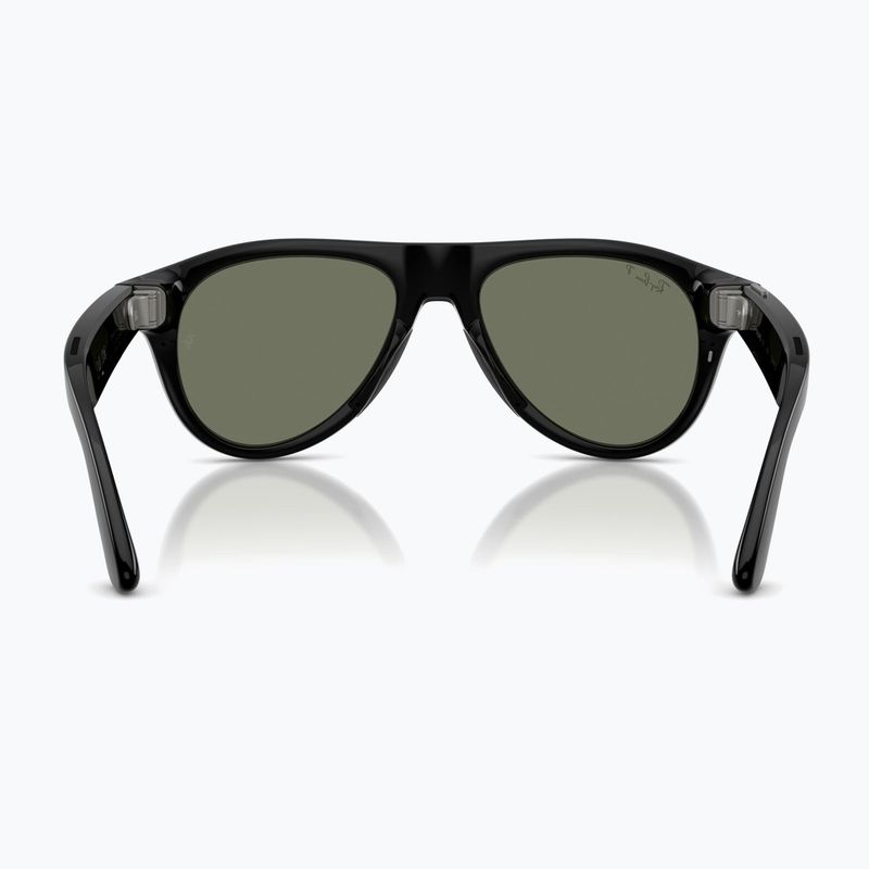 Очила с камера Ray-Ban Meta Aviator shiny black/g15 green polar 3