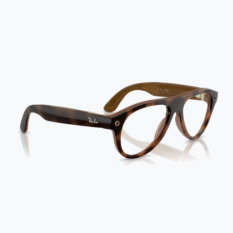 Очила с камера Ray-Ban Meta Aviator havana/trs brown 4