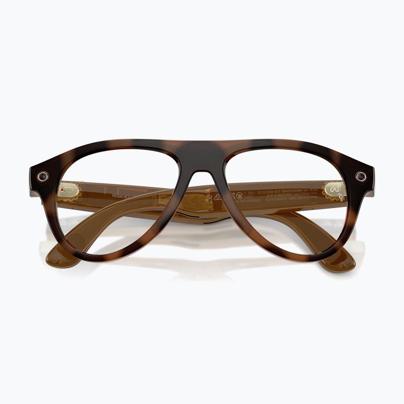 Очила с камера Ray-Ban Meta Aviator havana/trs brown 6