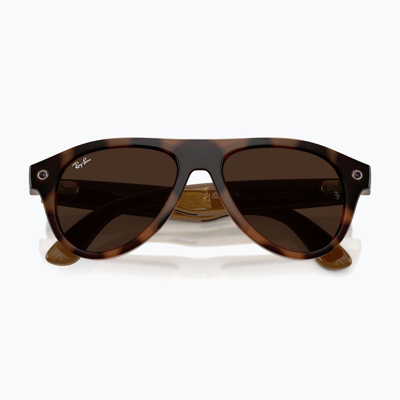Очила с камера Ray-Ban Meta Aviator havana/trs brown 9