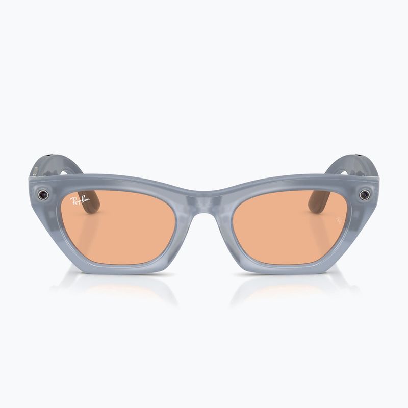 Очила с камера Ray-Ban Meta Zena milky grey lilac/trs copper 8