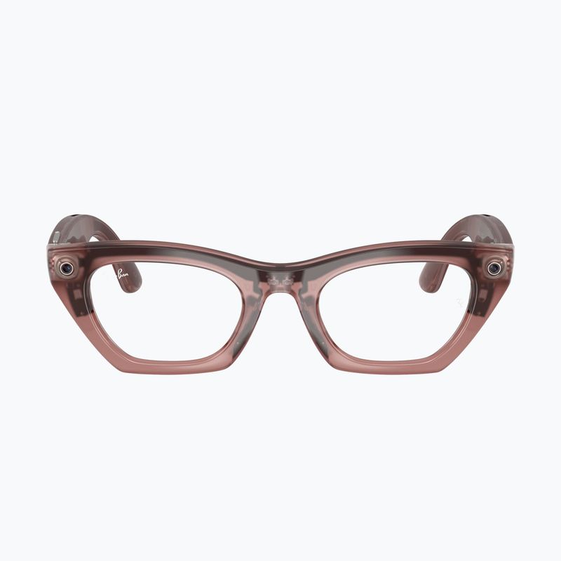Очила с камера Ray-Ban Meta Zena milky pink blush/trs grey 2
