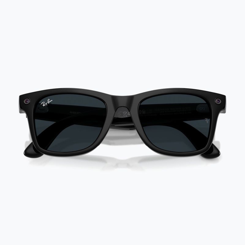 Очила с камера Ray-Ban Meta Wayfarer shiny black/trs grey 9