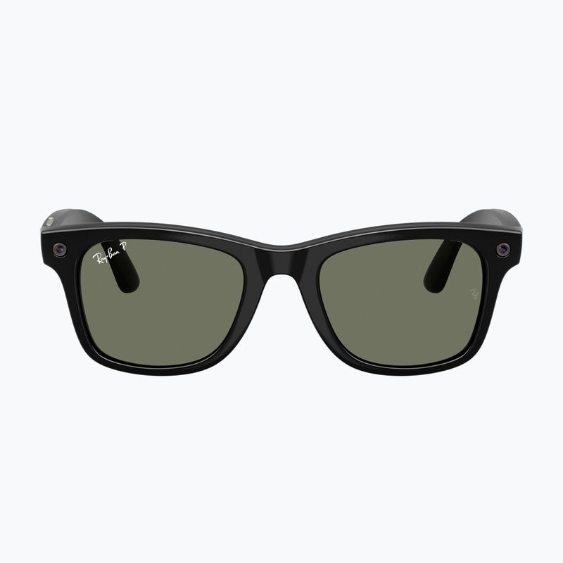 Очила с камера Ray-Ban Meta Wayfarer shiny black/g15 green polar 2