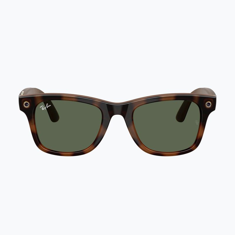Очила с камера Ray-Ban Meta Wayfarer havana/g15 green 2