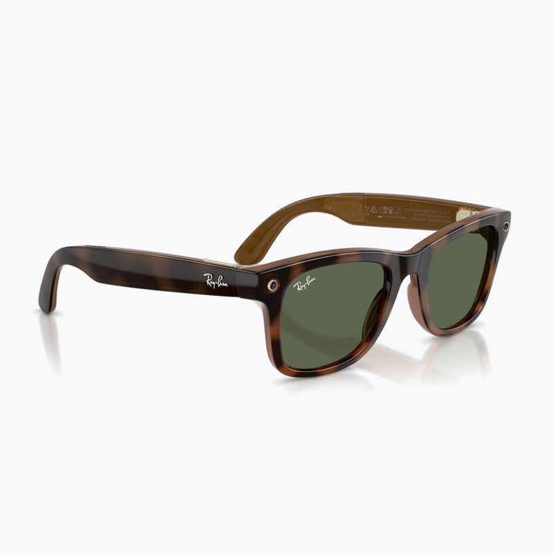 Очила с камера Ray-Ban Meta Wayfarer havana/g15 green 4