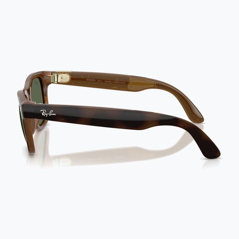 Очила с камера Ray-Ban Meta Wayfarer havana/g15 green 5