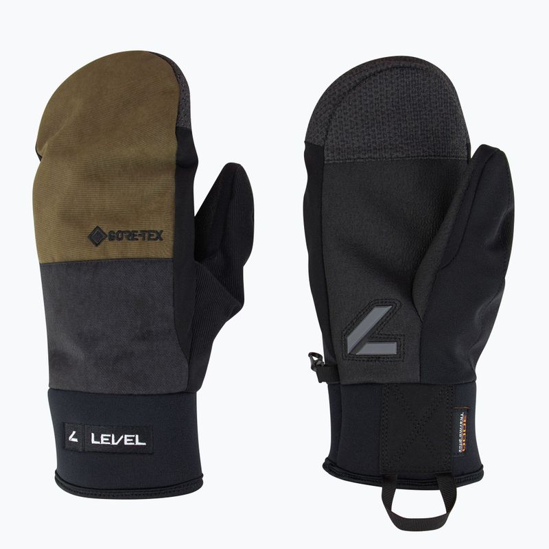 Мъжки скиорски ръкавици Level Matrix Mitt Gore-Tex olive green