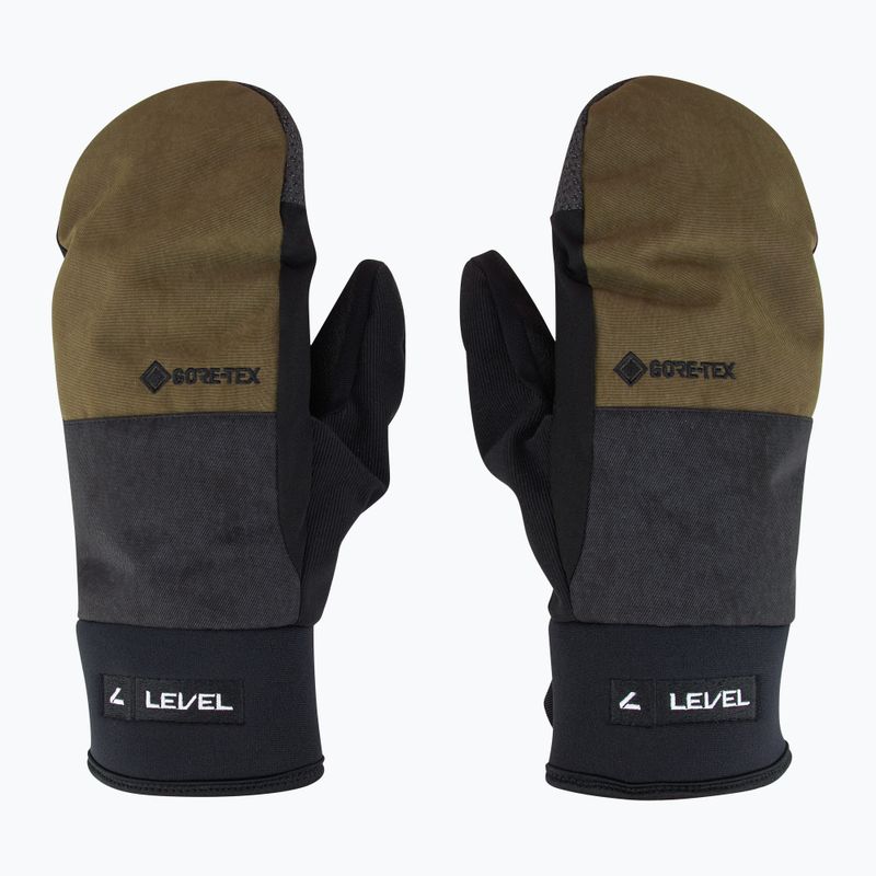 Мъжки скиорски ръкавици Level Matrix Mitt Gore-Tex olive green 2