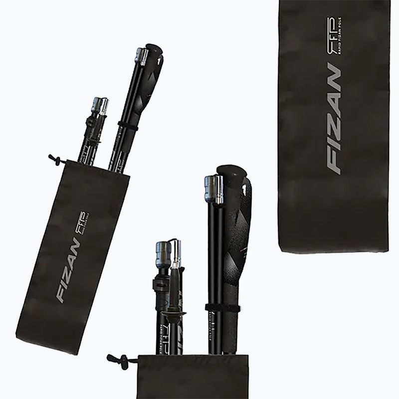Трекинг щеки Fizan Touring Folding Rfp+ Bag червено/сиво 8