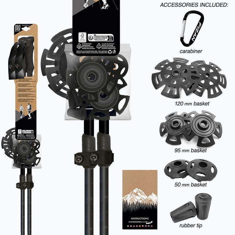 Щеки за трекинг Fizan Aria beige 10