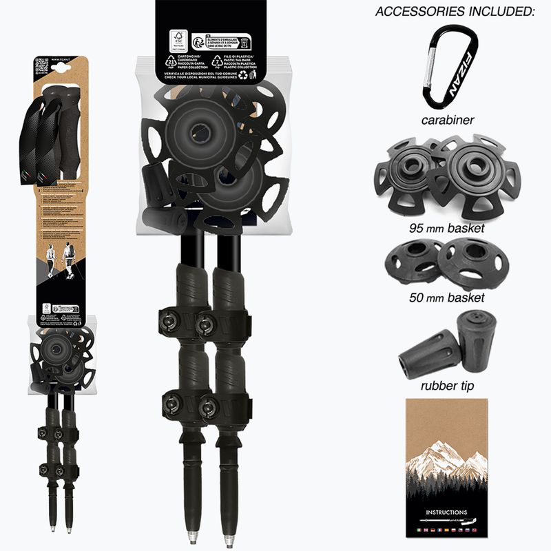 Щеки за трекинг Fizan Elbrus orange 10