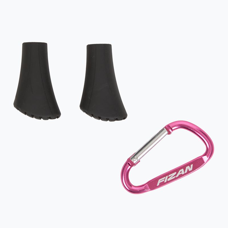 Пръти за скандинавско ходене Fizan Carbon Pro жълти 7