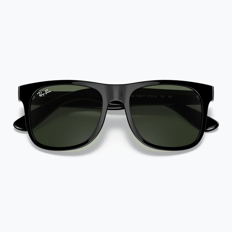 Детски слънчеви очила Ray-Ban Justin black/dark green 3