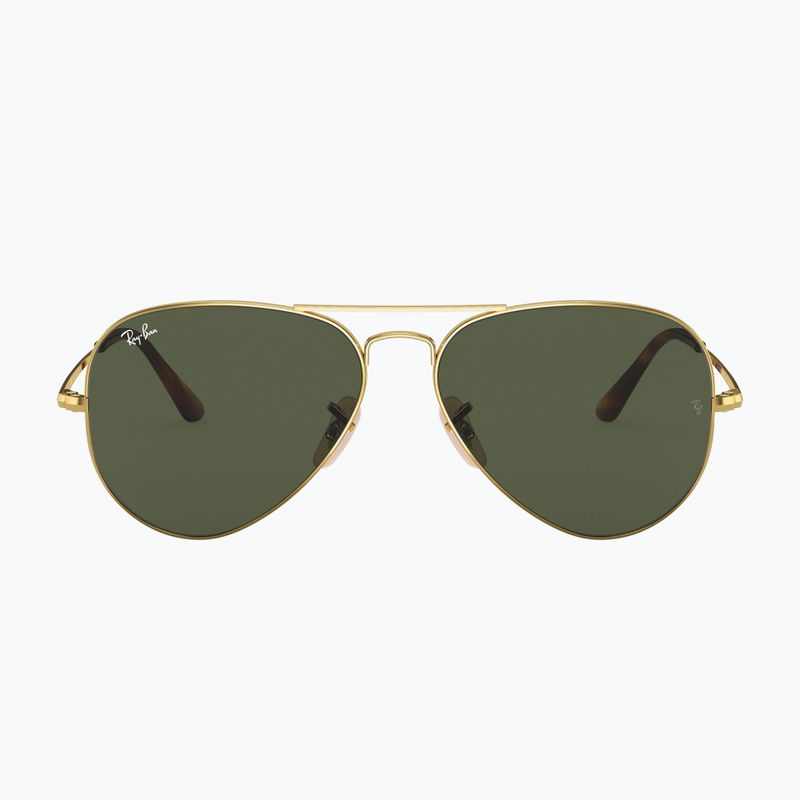 Слънчеви очила Ray-Ban Aviator Metal II gold arista/green g-15 2