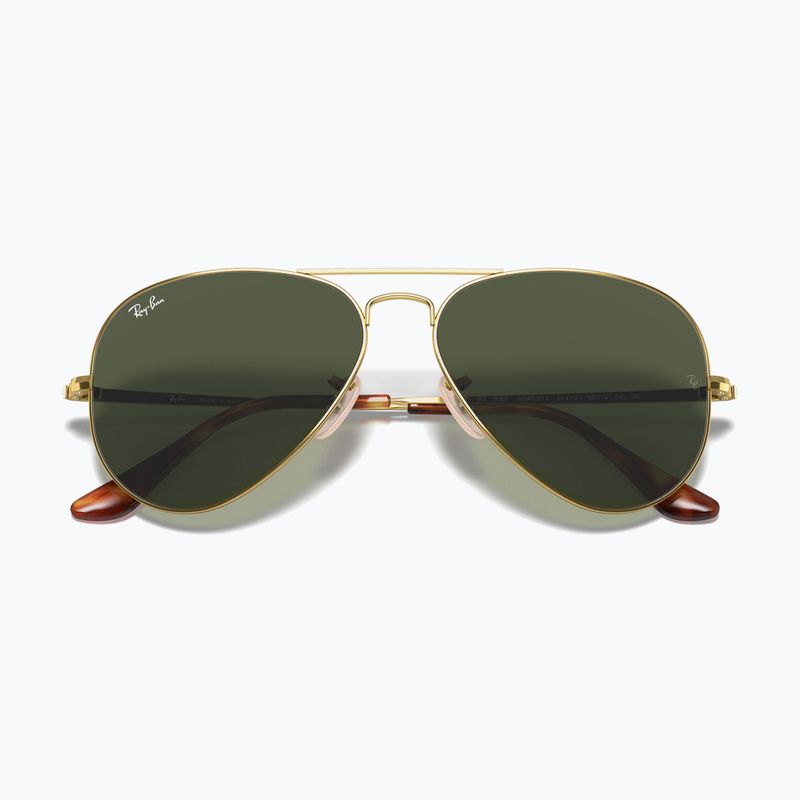 Слънчеви очила Ray-Ban Aviator Metal II gold arista/green g-15 3