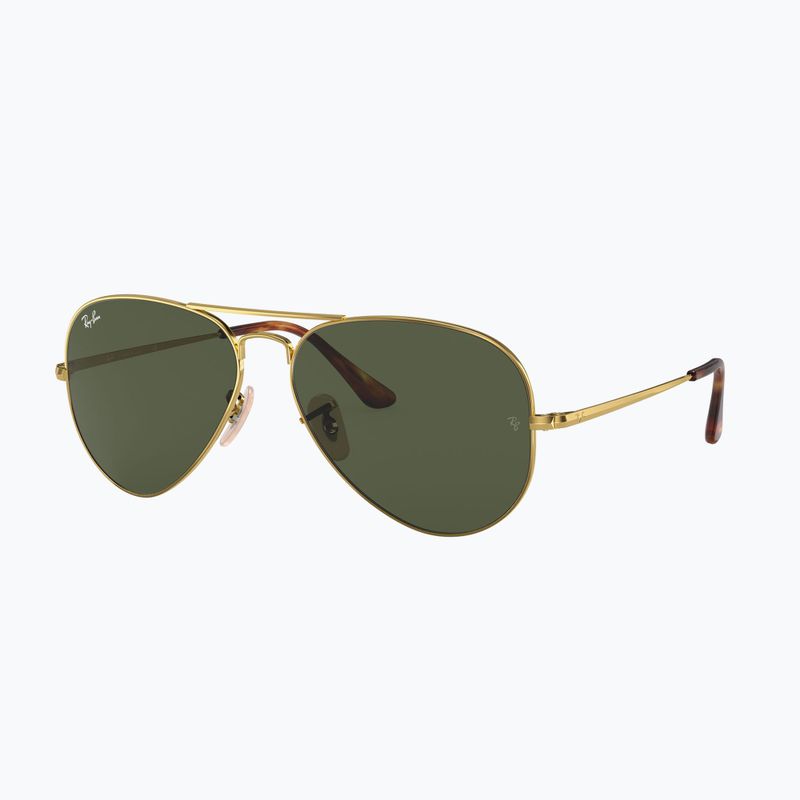 Слънчеви очила Ray-Ban Aviator Metal II gold arista/green g-15 4