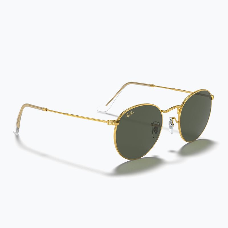 Слънчеви очила Ray-Ban Round Metal gold/green g-15 4