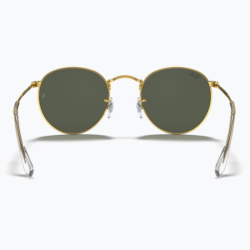 Слънчеви очила Ray-Ban Round Metal gold/green g-15 5