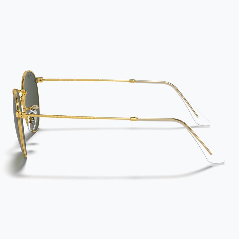 Слънчеви очила Ray-Ban Round Metal gold/green g-15 7
