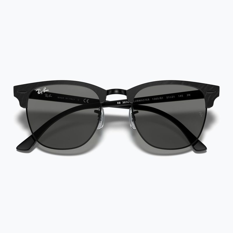 Слънчеви очила Ray-Ban Clubmaster Marble black/dark grey 3
