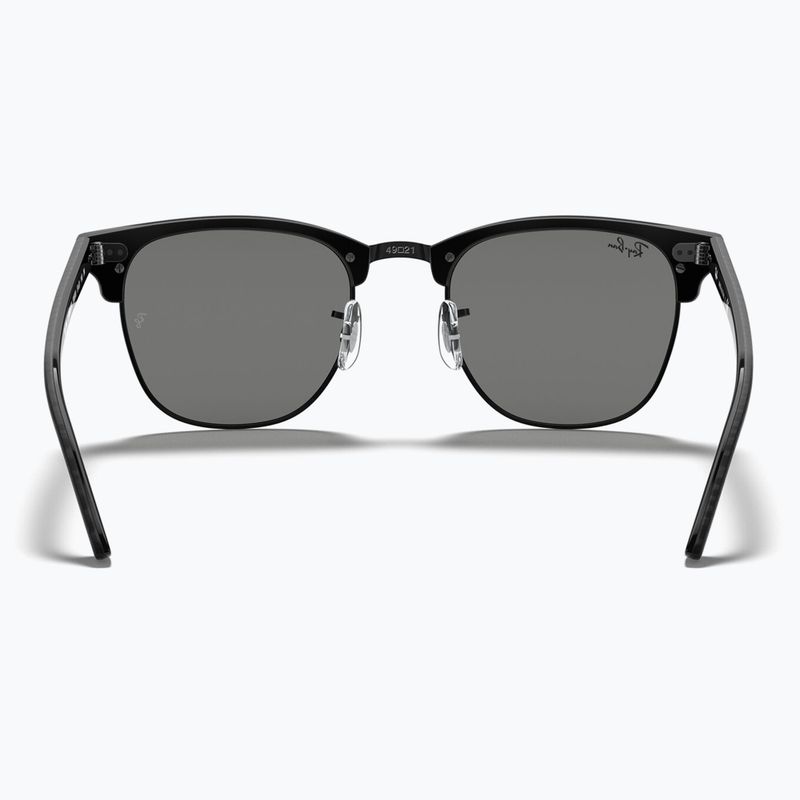 Слънчеви очила Ray-Ban Clubmaster Marble black/dark grey 5