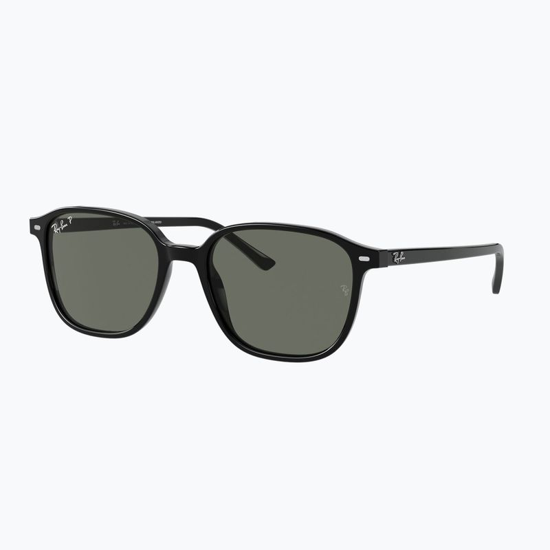 Слънчеви очила Ray-Ban Leonard black/green g-15 polarized 4