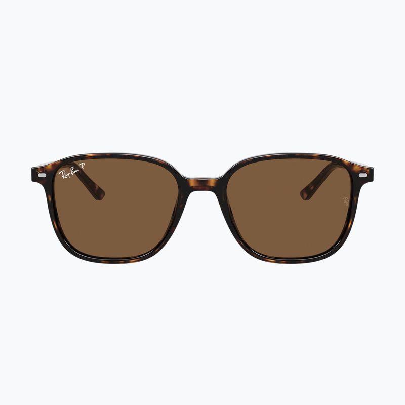 Слънчеви очила Ray-Ban Leonard tortoise/brown polarized 2