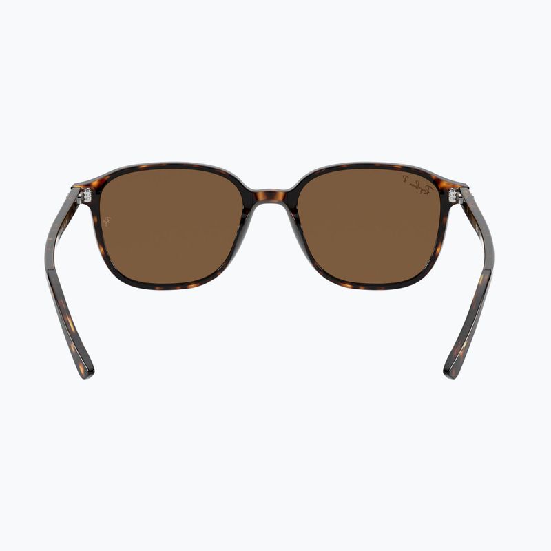 Слънчеви очила Ray-Ban Leonard tortoise/brown polarized 5
