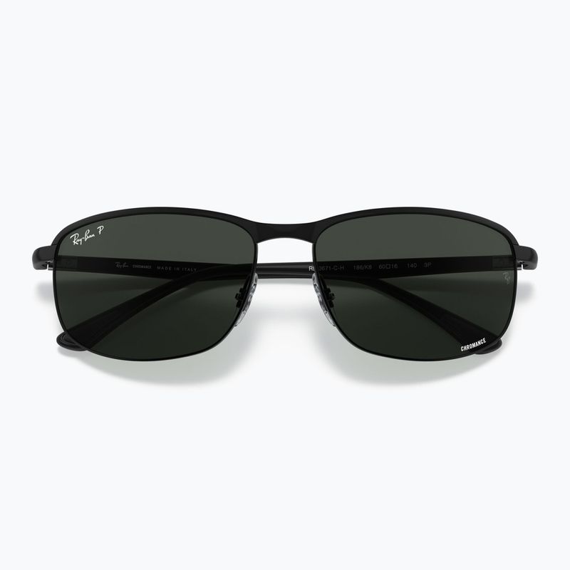 Слънчеви очила Ray-Ban Rb3671 Polarized+ Lenses black/dark grey polarized+ 3