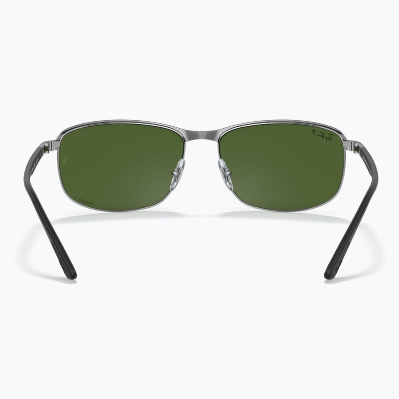 Слънчеви очила Ray-Ban Rb3671 Polarized+ Lenses black silver/dark green polarized+ 5