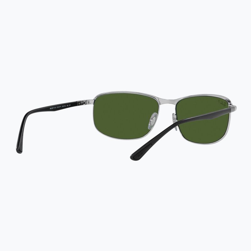 Слънчеви очила Ray-Ban Rb3671 Polarized+ Lenses black silver/dark green polarized+ 6