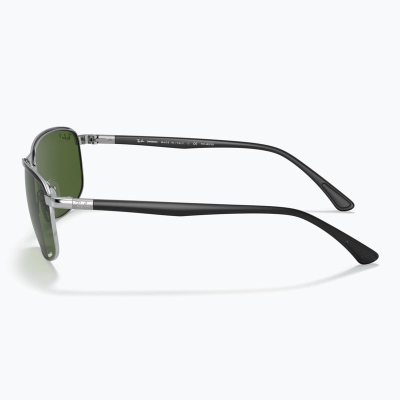 Слънчеви очила Ray-Ban Rb3671 Polarized+ Lenses black silver/dark green polarized+ 7