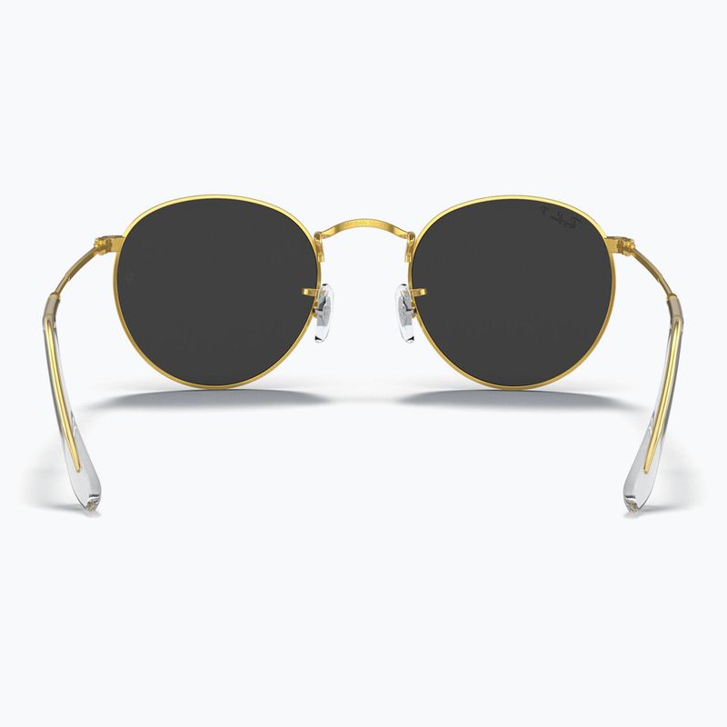 Слънчеви очила Ray-Ban Round Metal gold/black polarized 5