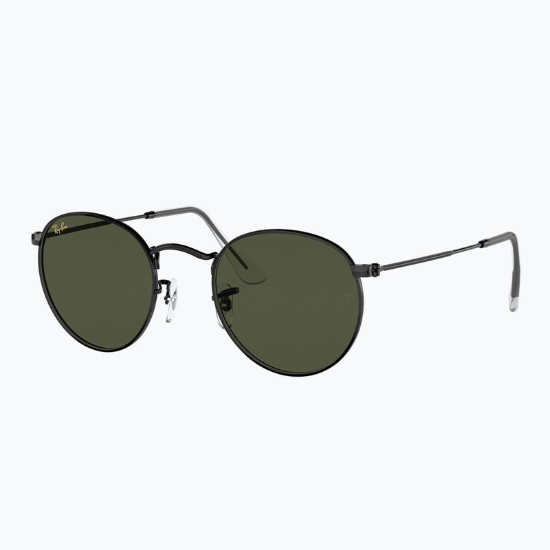 Слънчеви очила Ray-Ban Round Metal black/green g-15 4