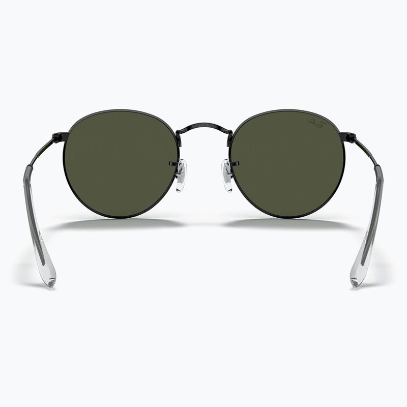 Слънчеви очила Ray-Ban Round Metal black/green g-15 5