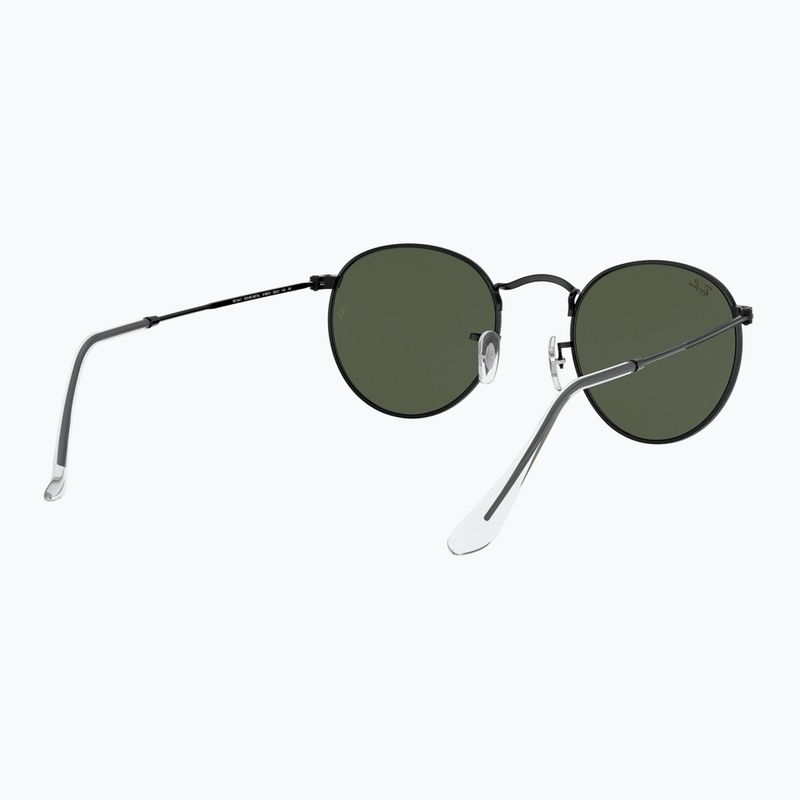 Слънчеви очила Ray-Ban Round Metal black/green g-15 6