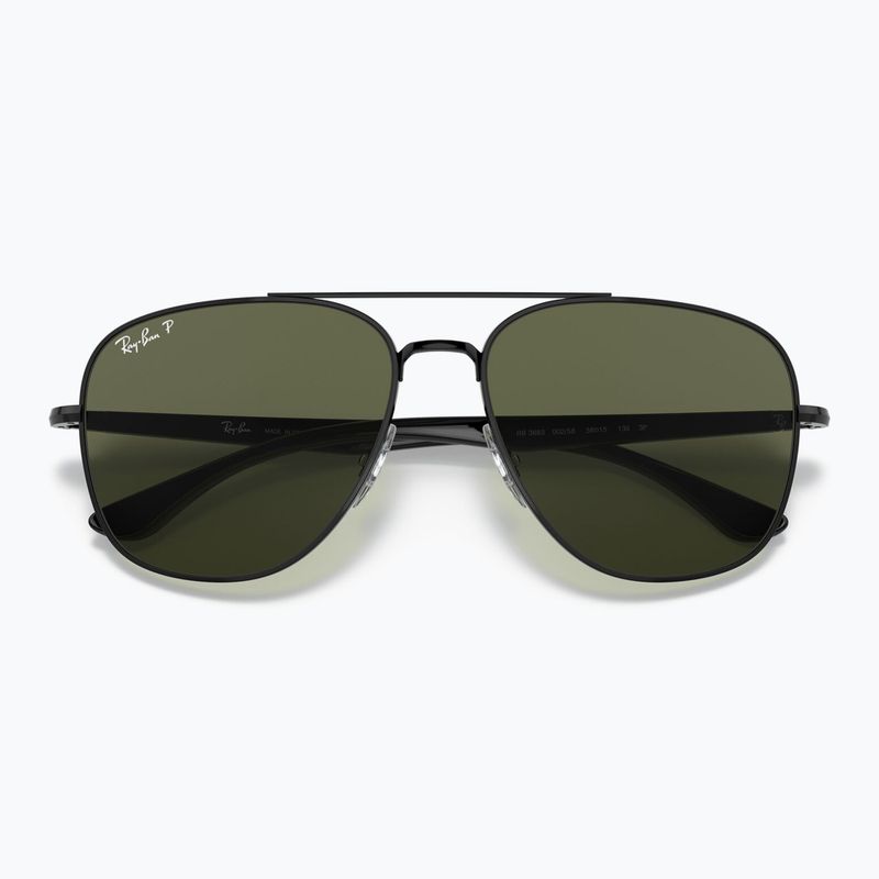 Слънчеви очила Ray-Ban RB3683 black/green g-15 polarized 3