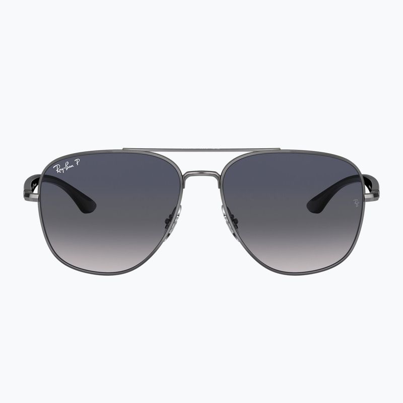 Слънчеви очила Ray-Ban RB3683 brass/blue grey polarized 2