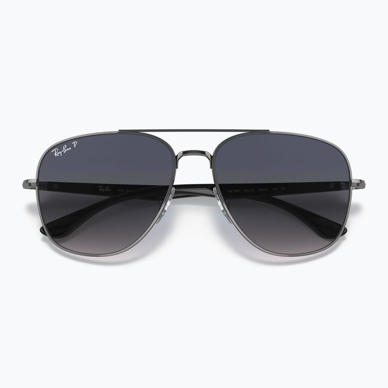 Слънчеви очила Ray-Ban RB3683 brass/blue grey polarized 3