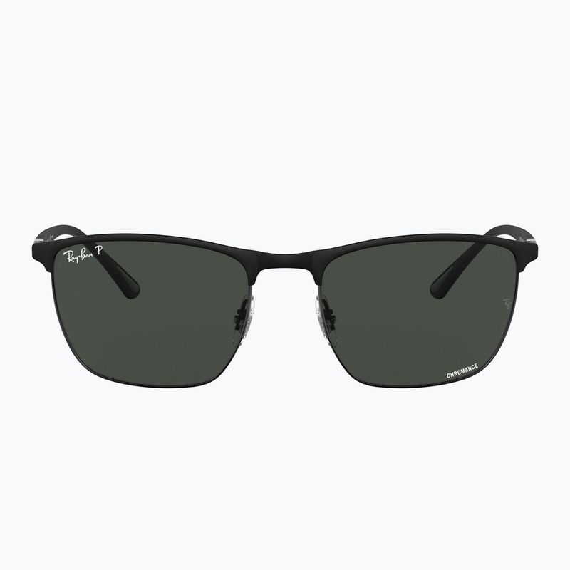 Слънчеви очила Ray-Ban RB3686 Polarized+ Lenses matte black/dark grey polarized+ 2