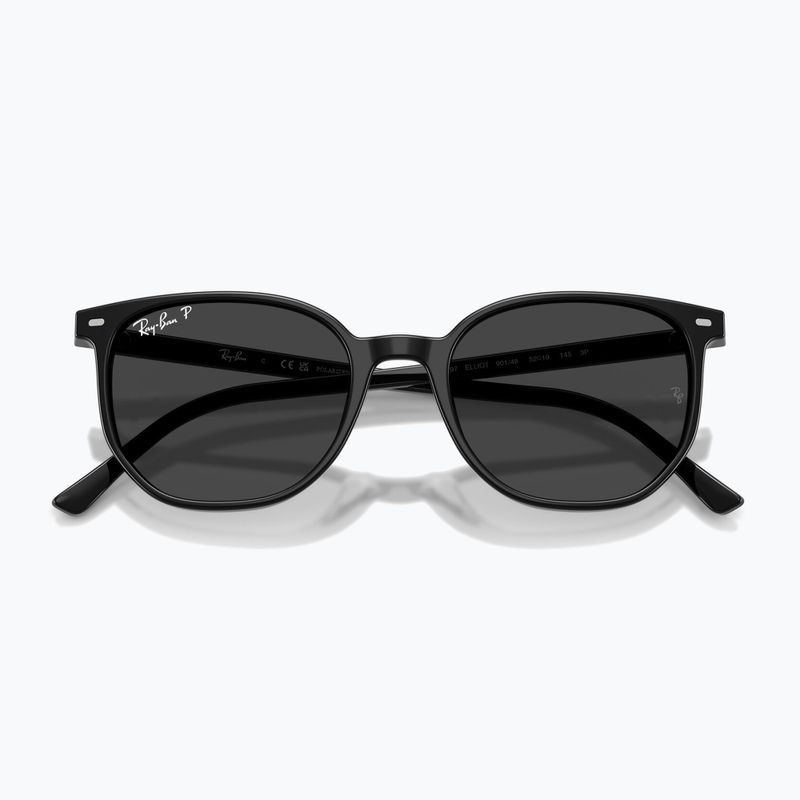 Слънчеви очила Ray-Ban Elliot black/black polarized 3