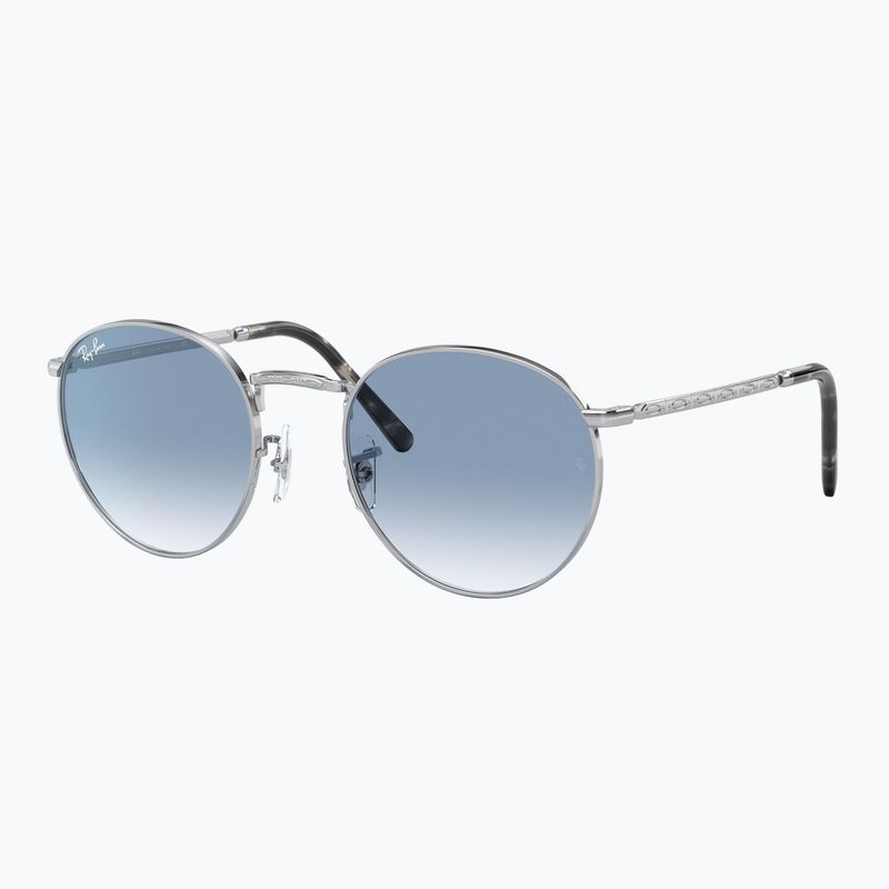 Слънчеви очила Ray-Ban New Round silver/blue 4