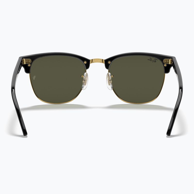 Слънчеви очила Ray-Ban Clubmaster Classic black/gold/green g-15 5