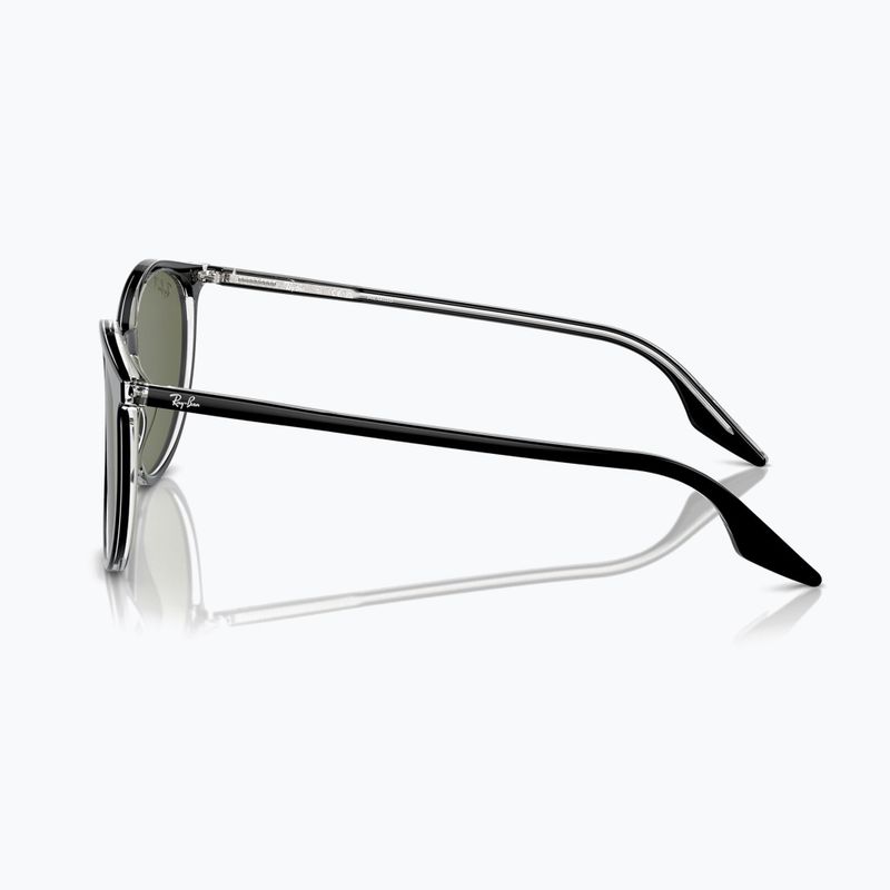 Слънчеви очила Ray-Ban RB2204 transparent black/green polarized 6