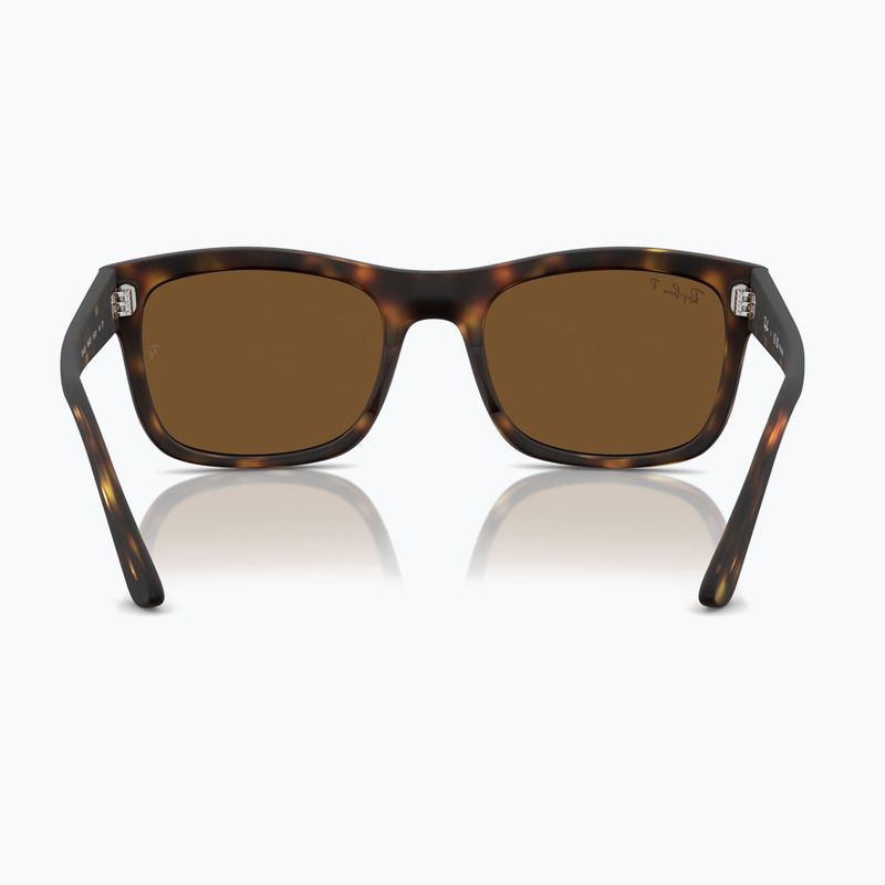 Слънчеви очила Ray-Ban RB4428 havana matte/brown polarized 5
