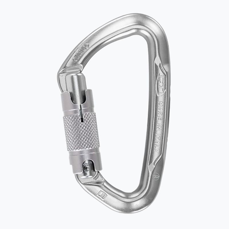 Карабинка Climbing Technology Lime WG Twist Lock silver