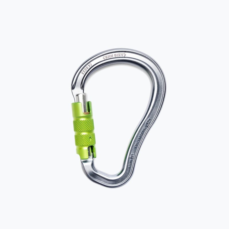 Climbing Technology Axis Big Tg карабинер L3860006 сребрист/зелен 2C38600XPE 2