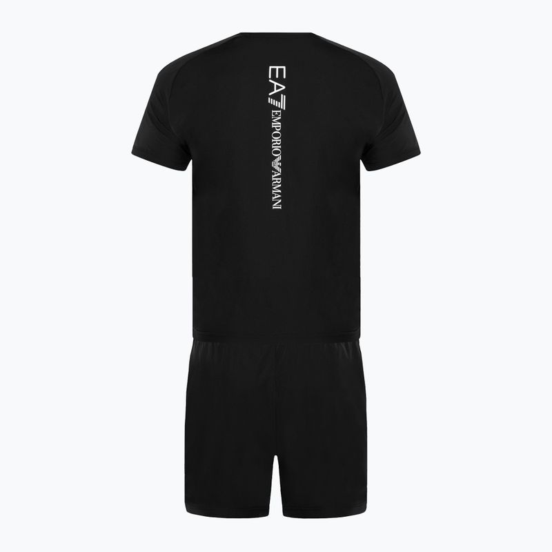 Комплект тениска и къси панталони EA7 Emporio Armani Ventus7 Travel black 2